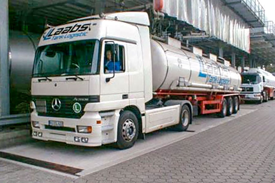 ESSMANN vrachtwagenweegschalen in gebruik