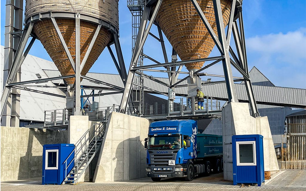 Zoutsilo met ESSMANN-weegschalen
