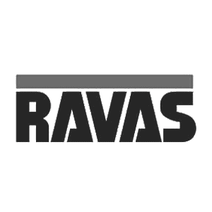 Logo RAVAS mobile Wägetechnik, Grafik mit Link zur Hersteller-Seite