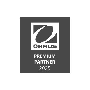 OHAUS Premium Partner 2025 Logo in Grau